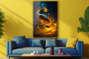 Szklany obraz Znaki Zodiaku Skorpion Scorpio - obrazek 6