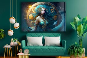 Szklany obraz Znaki Zodiaku Panna Virgo - obrazek 5