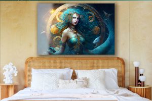 Szklany obraz Znaki Zodiaku Panna Virgo - obrazek 6