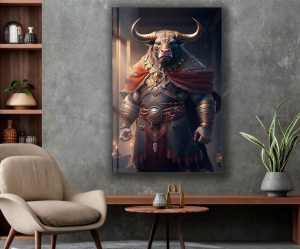 Szklany obraz Rok Byka Byk Chiński Horoskop - obrazek 5