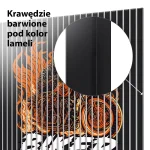 Lamele dekoracyjne Płonący motocykl Biker - obrazek 5