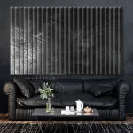 Lamele szklane Czarny beton industrial - obrazek 2