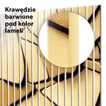Lamele dekoracyjne Złote wydmy — Abstrakcyjne krawędzie - obrazek 5