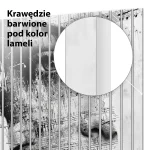 Lamele dekoracyjne Twarz w czerni i bieli - obrazek 4