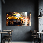 Szklany obraz Taxi Żółte taksówki Nowy Jork - obrazek 5