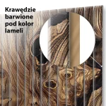 Lamele szklane Falujące słoje drewna - obrazek 5