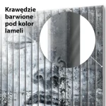 Lamele szklane Portret monochromatyczny — Abstrakcja strukturalna - obrazek 4