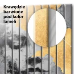 Lamele szklane Kobiecy wizerunek — Złota abstrakcja - obrazek 4