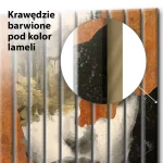 Lamele szklane premium Portret w Rdzawej Tonacji - obrazek 5